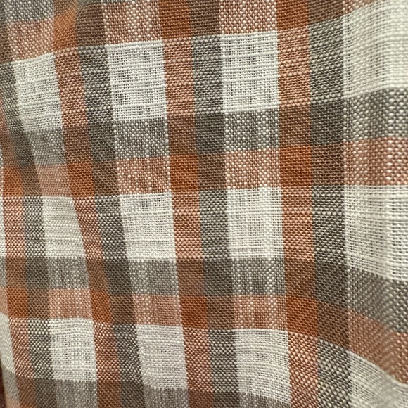 Nine West Tan and White Plaid Blazer and shorts set - Picture 6 of 8